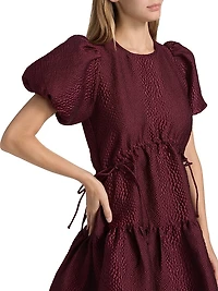 Fayetta Embossed Minidress