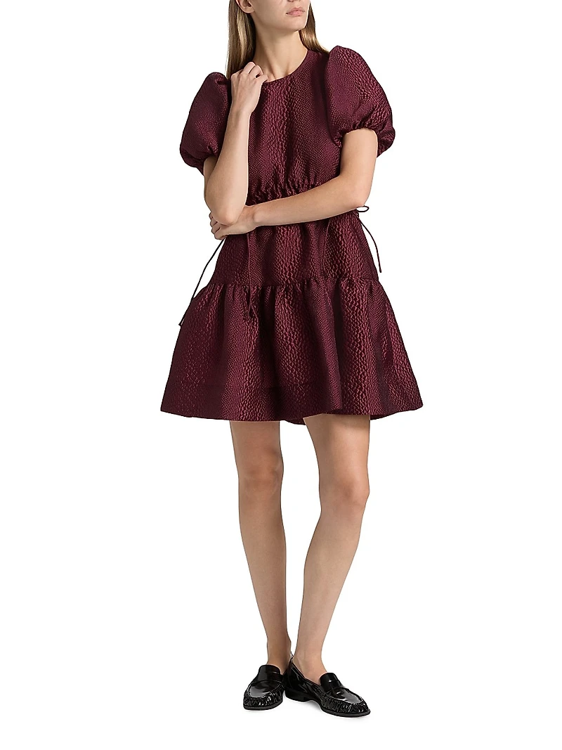 Fayetta Embossed Minidress