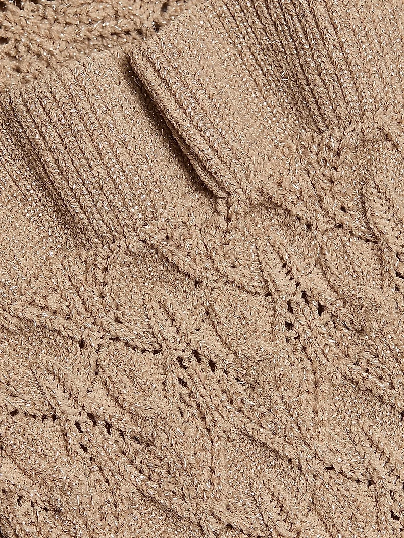 Ruby Pointelle-Knit Sweater