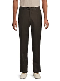 Wool Flannel Slim-Fit Trousers