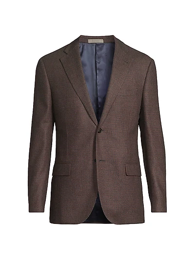 Check Wool-Cashmere Sport Coat