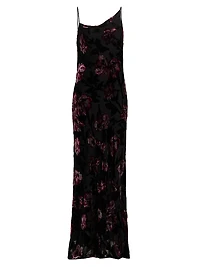 Alenoy Floral Velvet Gown
