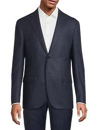 Mini Check Wool Sport Coat