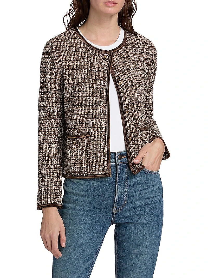 Brisa Bouclé Tweed Lady Jacket