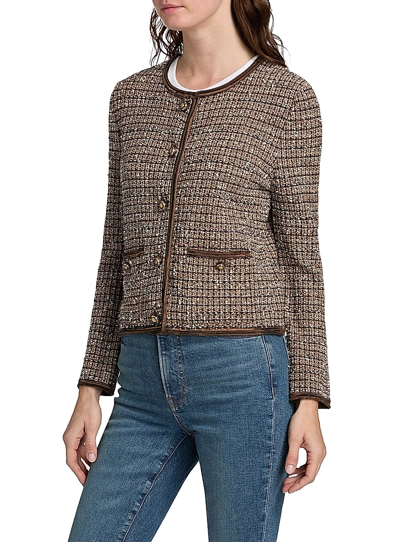 Brisa Bouclé Tweed Lady Jacket