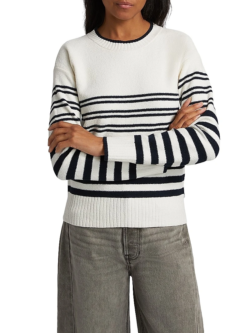 Rielly Striped Crewneck Sweater