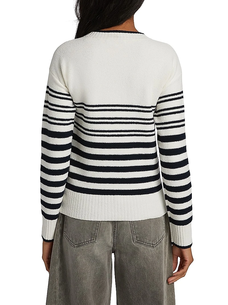 Rielly Striped Crewneck Sweater