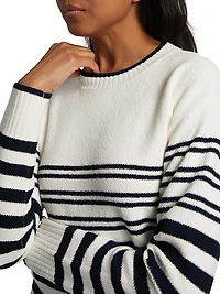 Rielly Striped Crewneck Sweater
