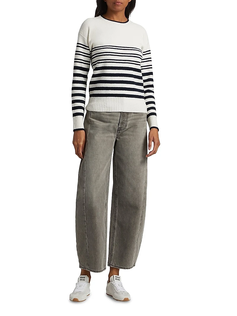 Rielly Striped Crewneck Sweater