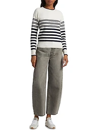Rielly Striped Crewneck Sweater