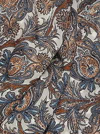 Hickory Silk-Blend Paisley Blouse