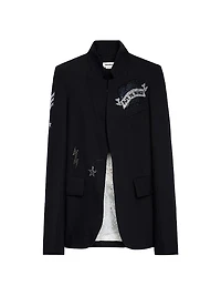 Embellished Structured Blazer
