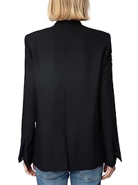 Embellished Structured Blazer