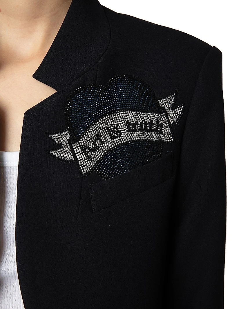 Embellished Structured Blazer