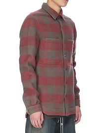 Plaid Wool Overshirt