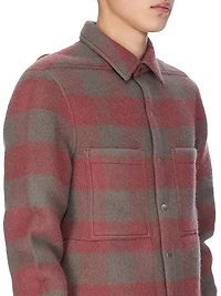 Plaid Wool Overshirt