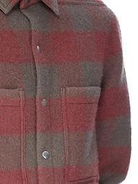 Plaid Wool Overshirt