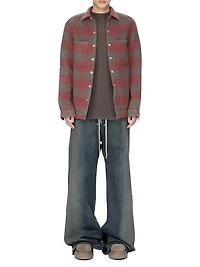 Plaid Wool Overshirt