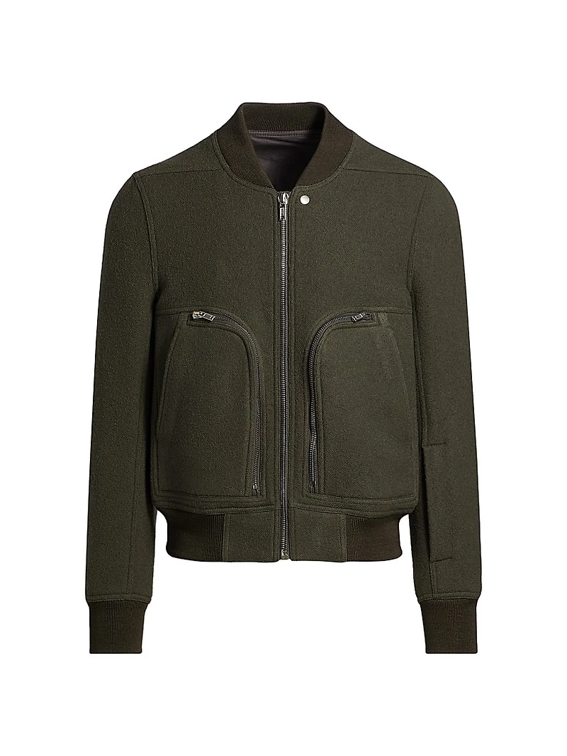 Bauhaus Flight Wool Bomber Jacket