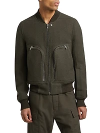 Bauhaus Flight Wool Bomber Jacket