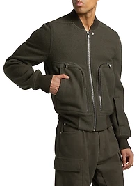 Bauhaus Flight Wool Bomber Jacket