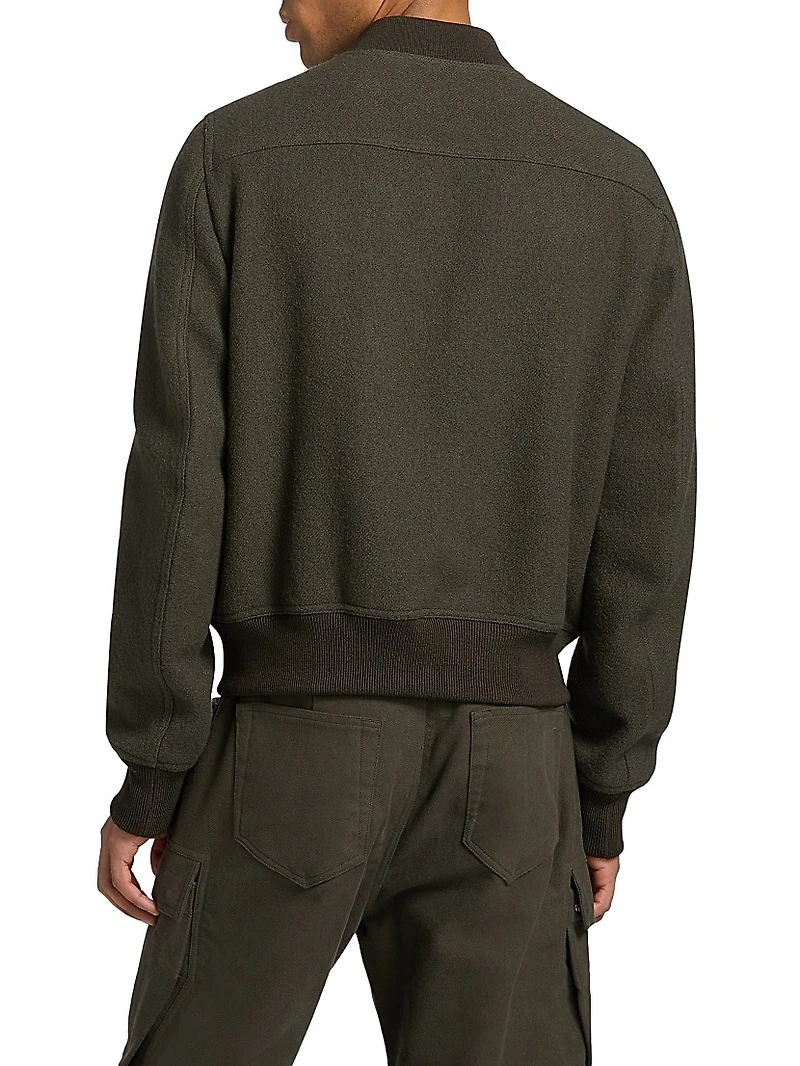 Bauhaus Flight Wool Bomber Jacket