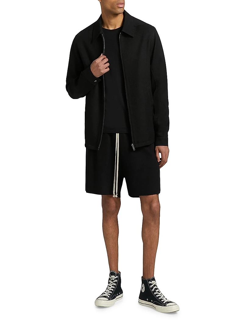 Drawstring Cotton Boxer Shorts