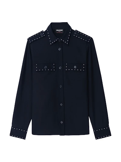 Taskam Tailored Rhinestone Jacket