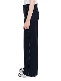 Panol Tailleur Strass Woven Wide-Leg Pants