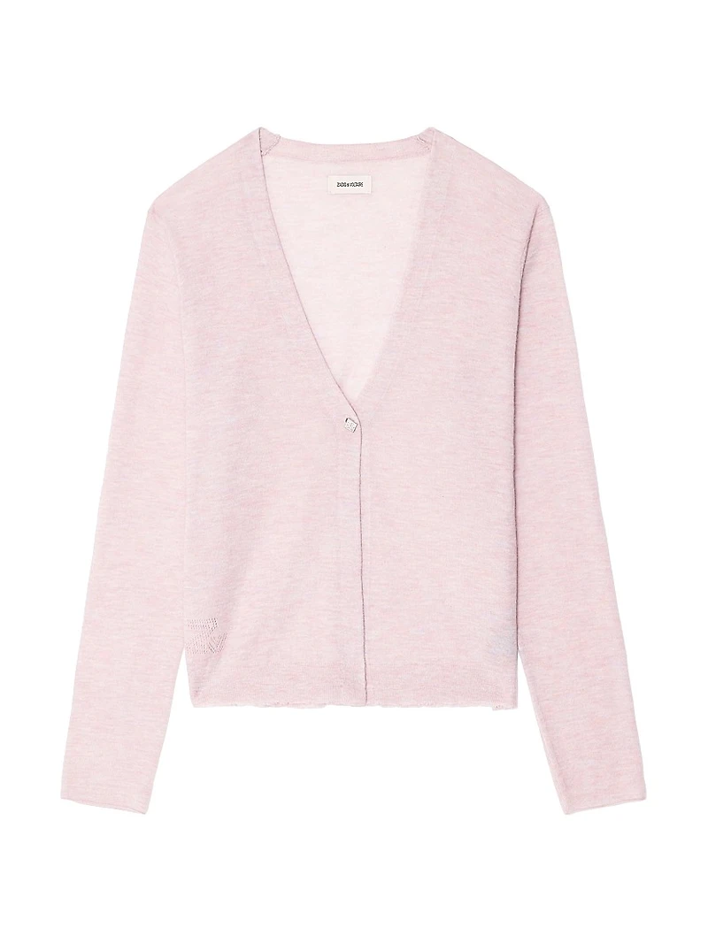 Manylla Cashmere V-Neck Cardigan
