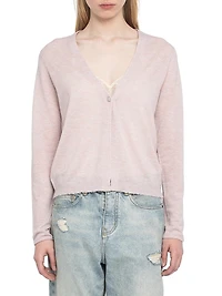 Manylla Cashmere V-Neck Cardigan