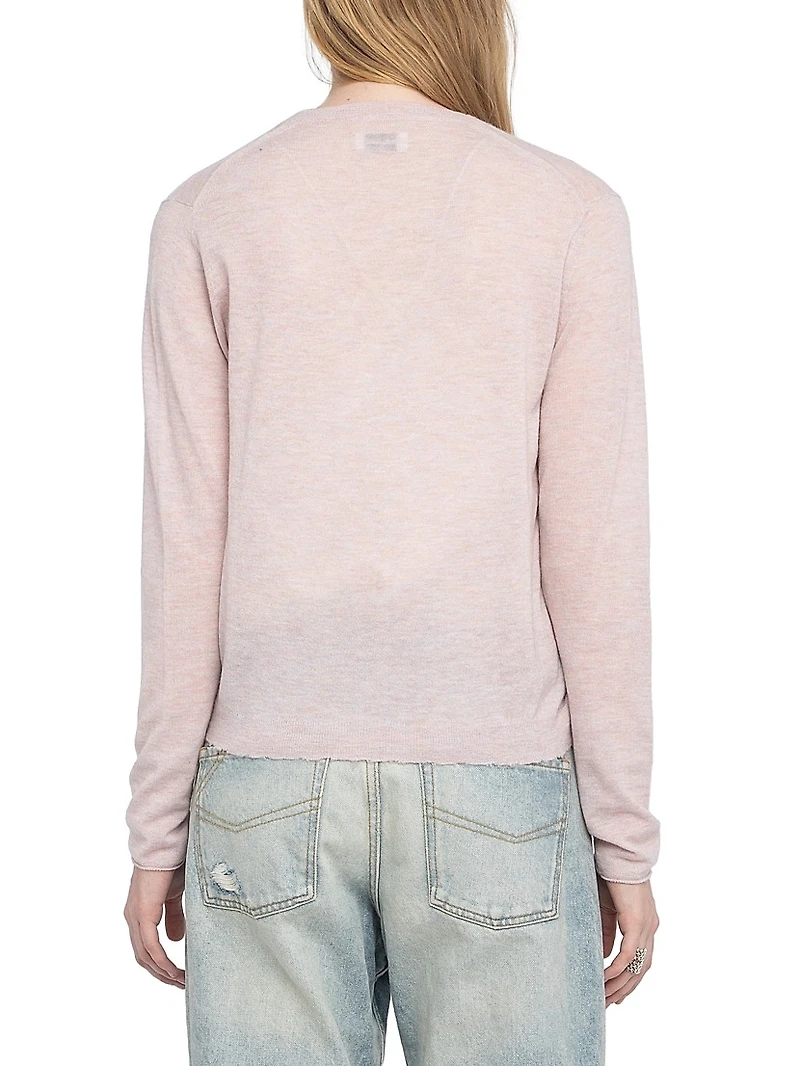 Manylla Cashmere V-Neck Cardigan