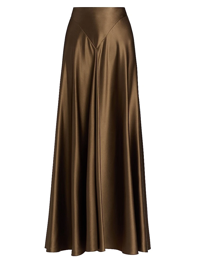 Ames Silk Maxi Skirt