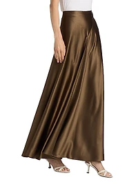 Ames Silk Maxi Skirt