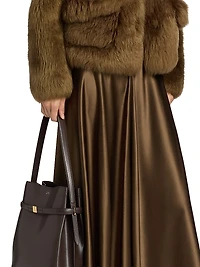 Ames Silk Maxi Skirt