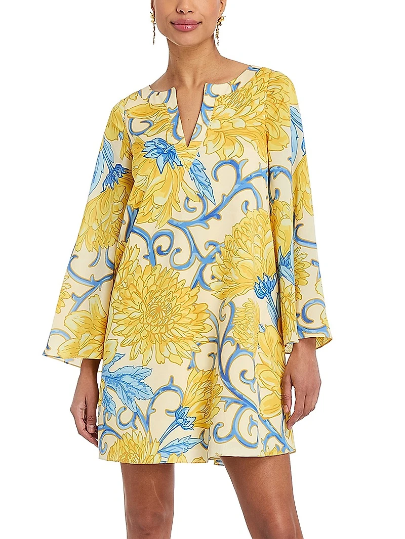 Cabo Belted Mini Caftan