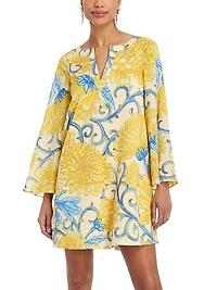 Cabo Belted Mini Caftan