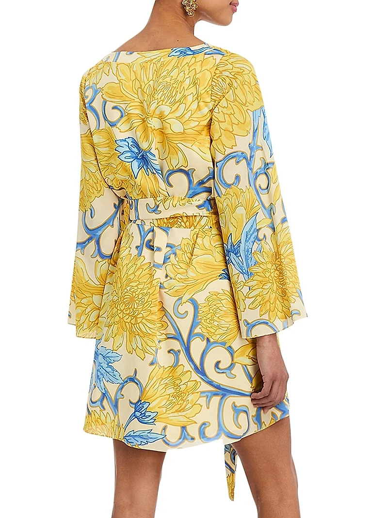 Cabo Belted Mini Caftan