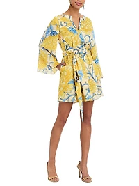 Cabo Belted Mini Caftan