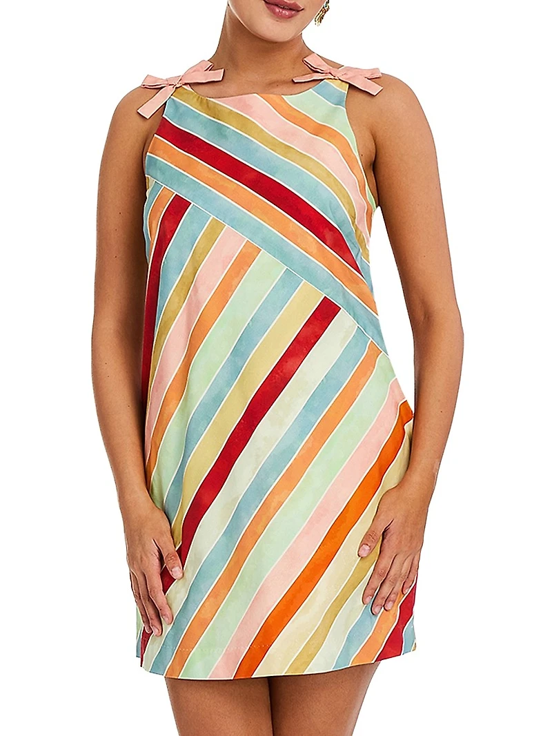 Payton Cabana Stripe Minidress