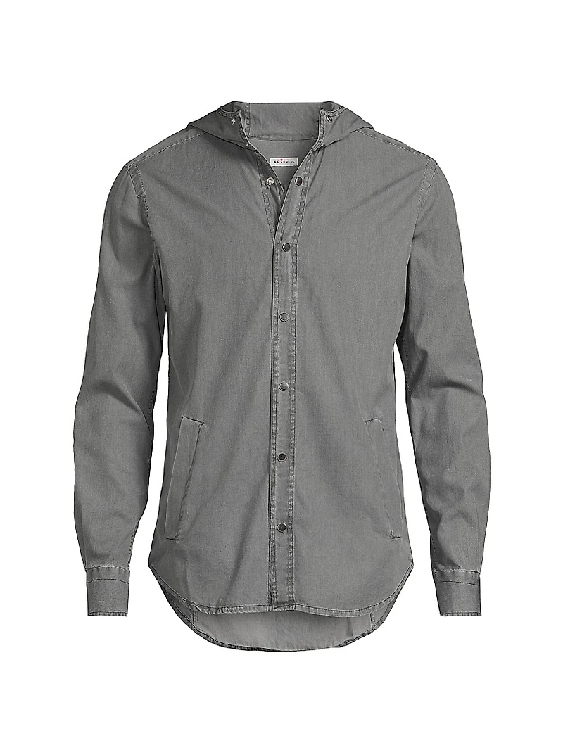 Mariano Hooded Chambray Shirt