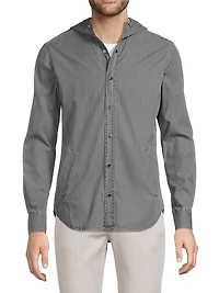 Mariano Hooded Chambray Shirt