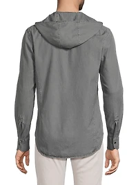 Mariano Hooded Chambray Shirt