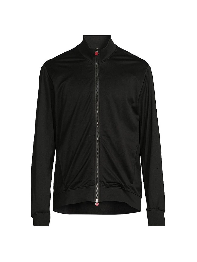 Shiny Jersey Swim Jacket