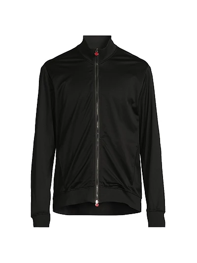 Shiny Jersey Swim Jacket