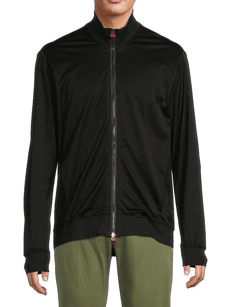 Shiny Jersey Swim Jacket