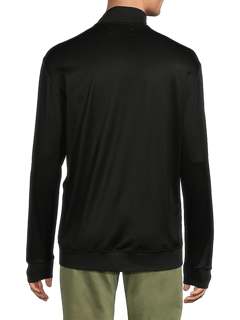 Shiny Jersey Swim Jacket