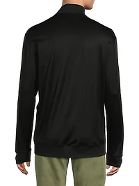 Shiny Jersey Swim Jacket