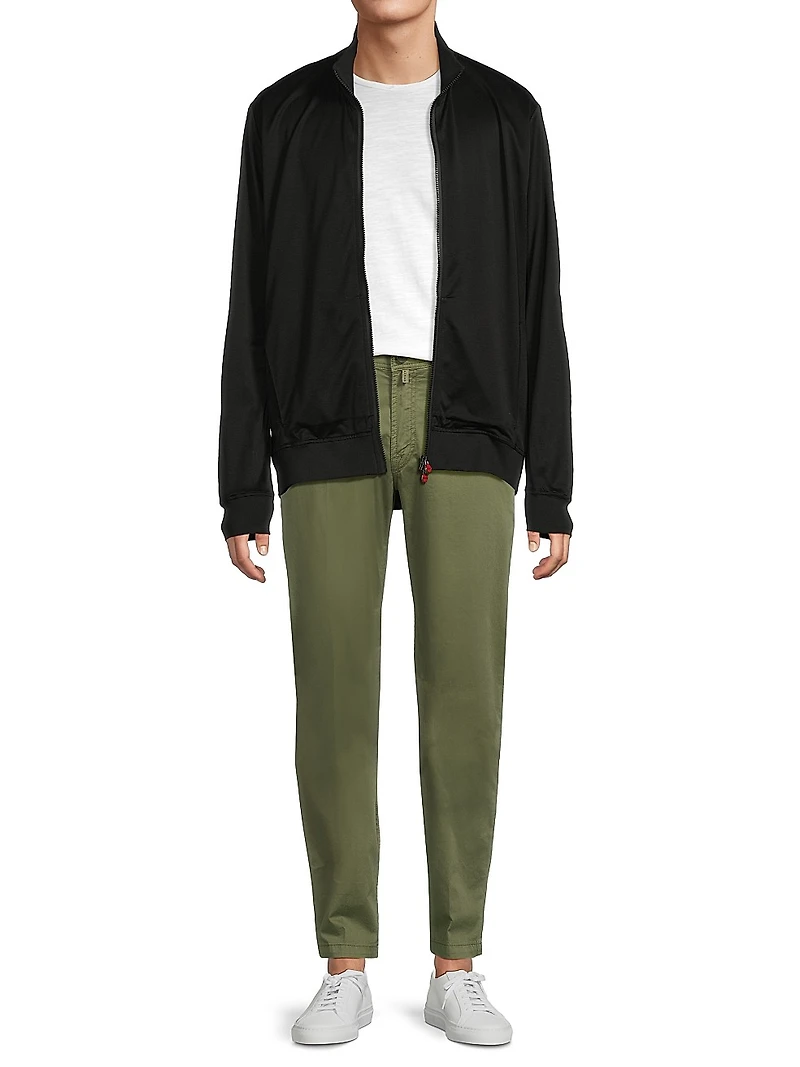 Shiny Jersey Swim Jacket