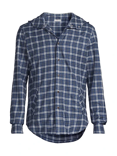 Mariano Glen Plaid Hooded Shirt
